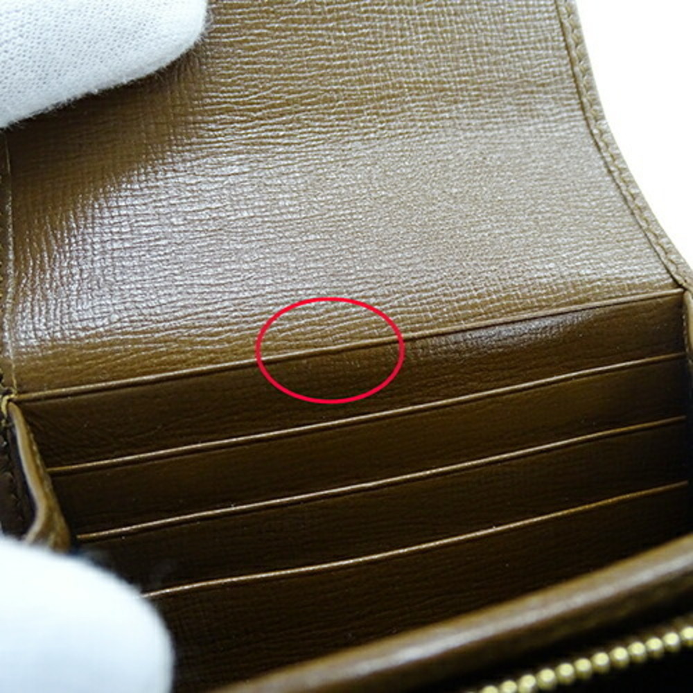 GUCCI Wallet Horsebit GG Supreme Canvas Brown 621891 - Picture 10 of 12
